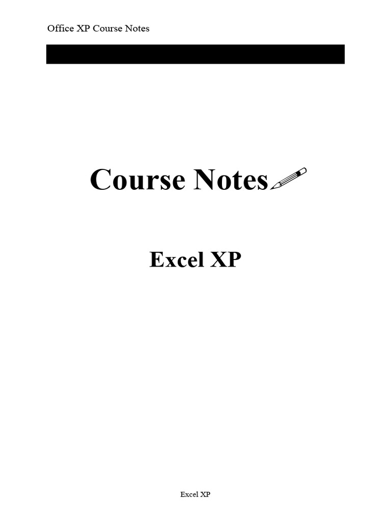 Excel XP Full | PDF | Microsoft Excel | Spreadsheet
