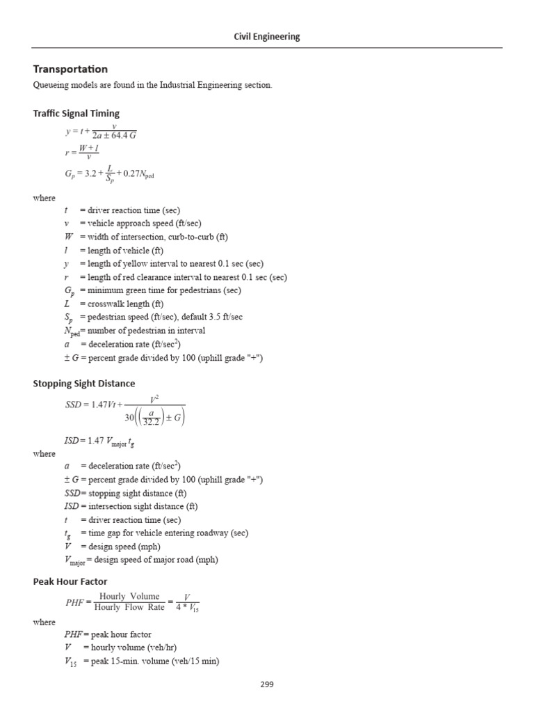 Civil Engineering Traffic Flow Models | PDF | Tangent | Traffic