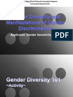 Gender Diversity and Manifestations of Gender Discrimination