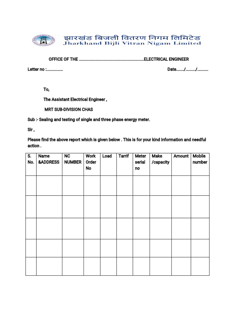 Meter Testing Application Report | PDF