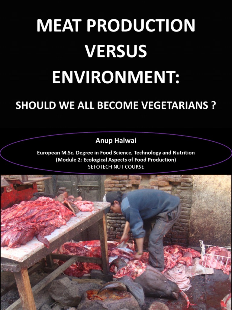 Meat Production Vs Environment PDF Meat Air Pollution