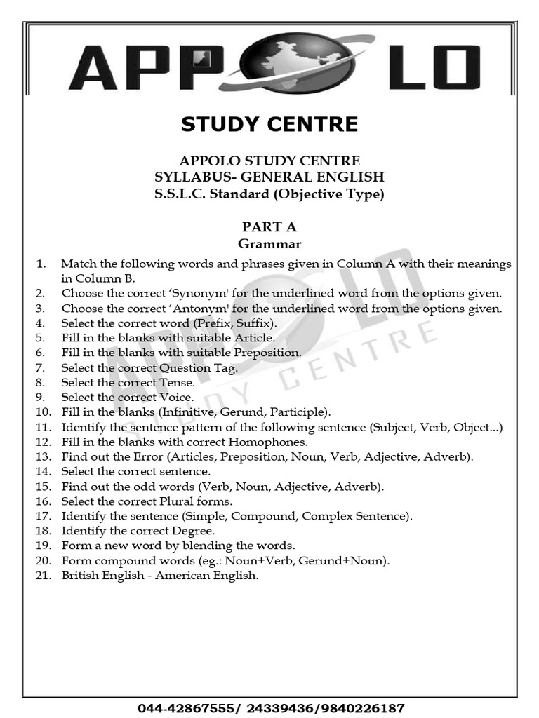 GENERAL ENGLISH COURSE SYLLABUS visual data 8