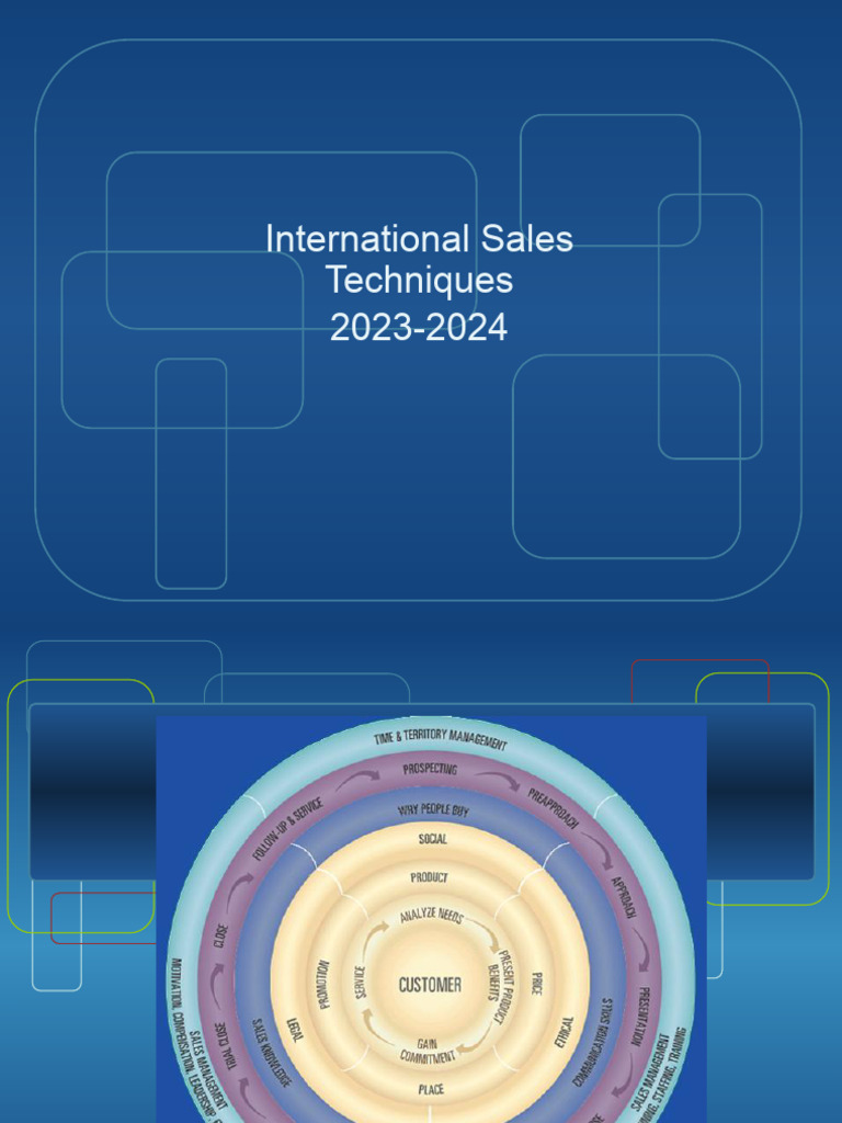 International Sales Techniques 2023-2024 | PDF | Sales | Business