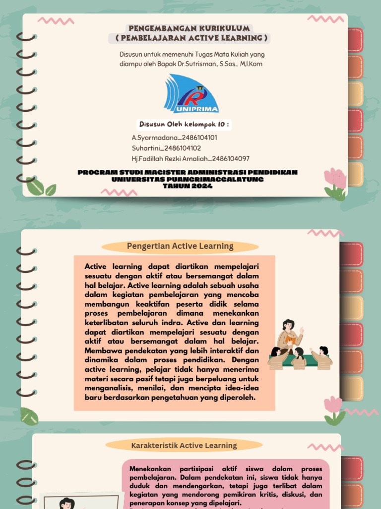 Memahami Active Learning dalam Pendidikan | PDF | Karier & Perkembangan ...