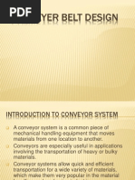 Conveyer Belt Design Pdf Belt Mechanical Manufactured Goods
