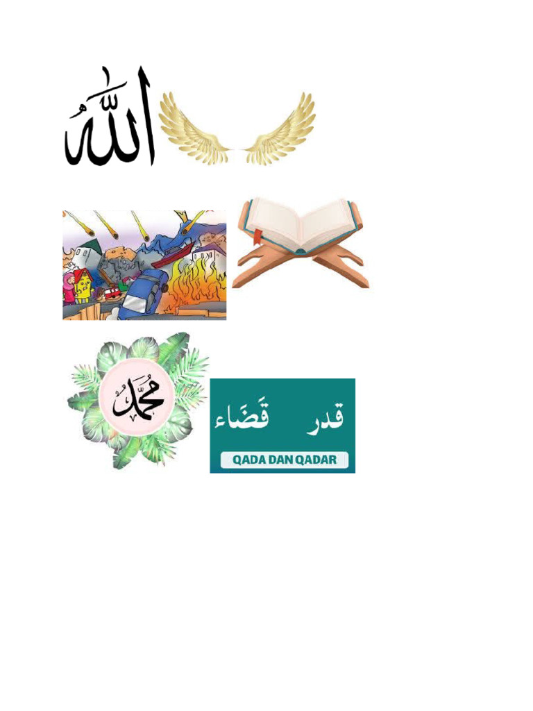 LKPD Gambar Rukun Iman | PDF