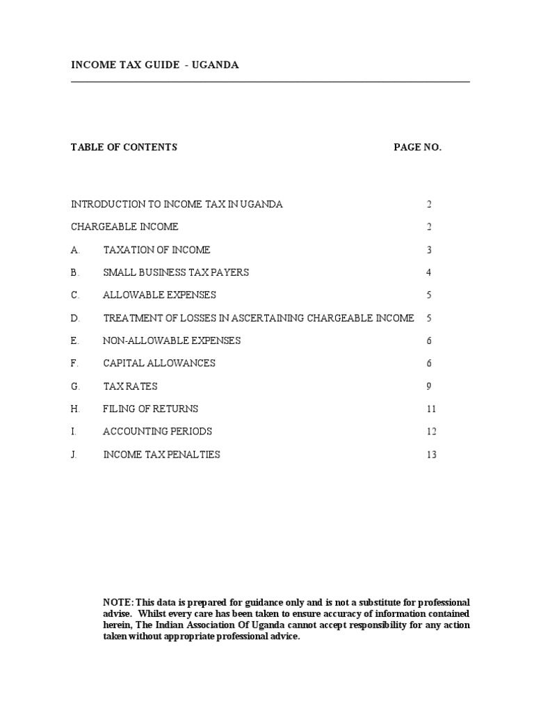 Income Tax Guide for Uganda 2023 | PDF | Withholding Tax | Corporate Tax
