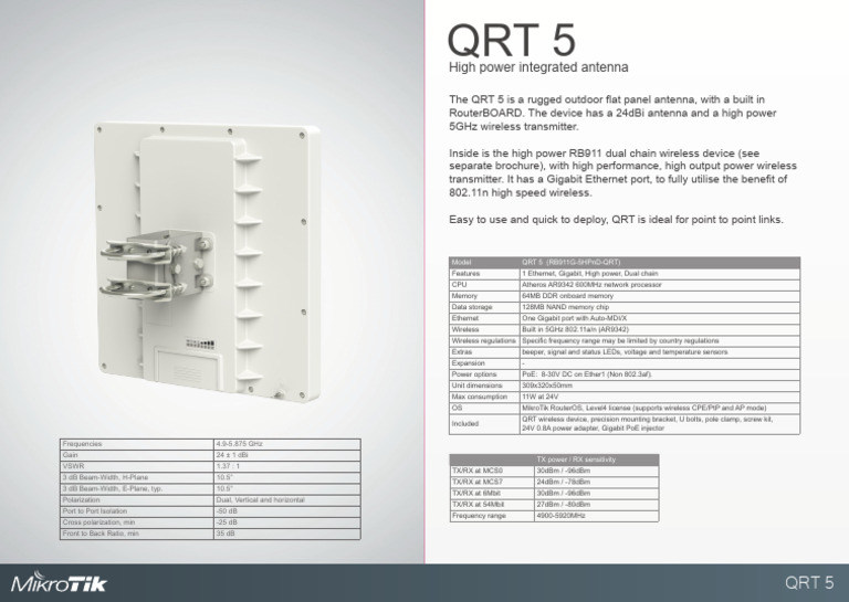 QRT5 171054 | PDF | Antenna (Radio) | Electronic Engineering