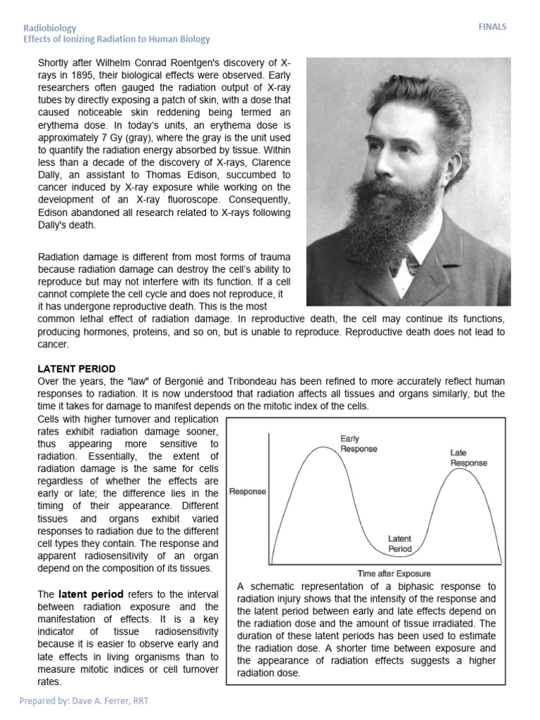 Effects of Ionizing Radiation on Biology | PDF | Radiation Therapy ...