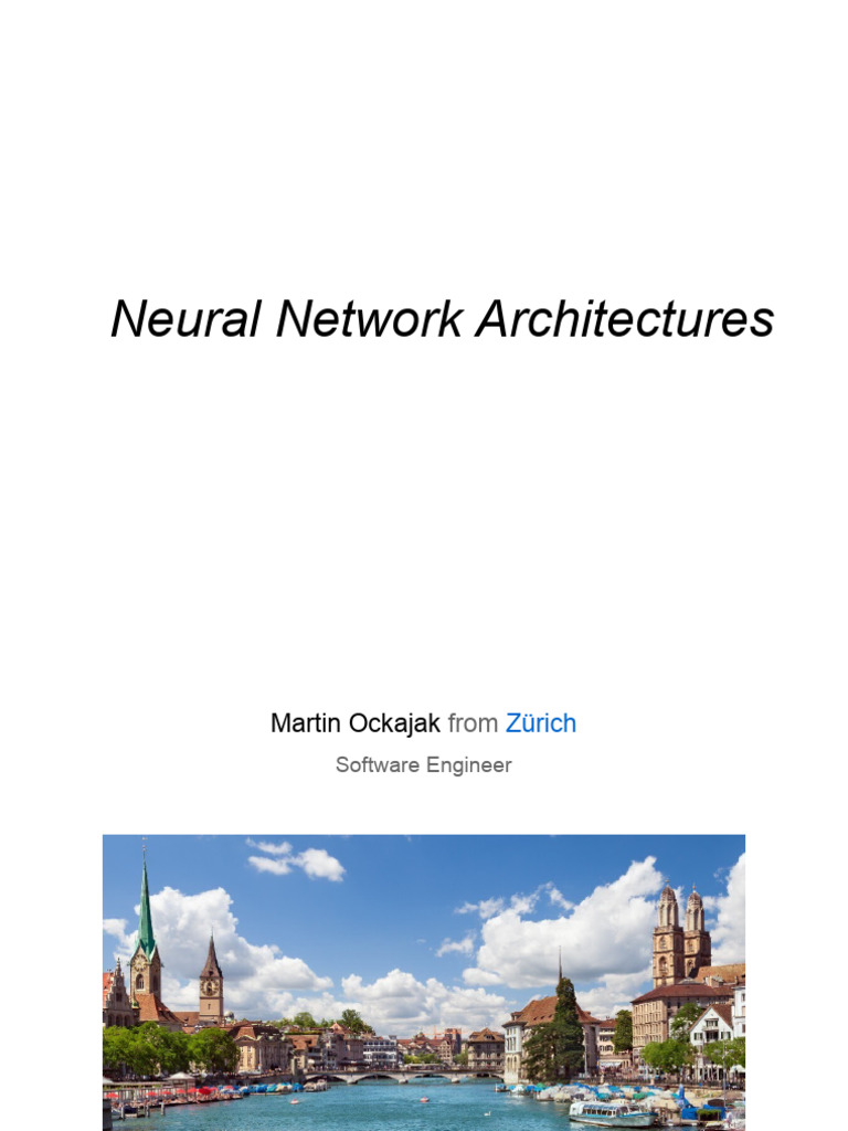 Neural Network Architectures | PDF | Artificial Neural Network ...