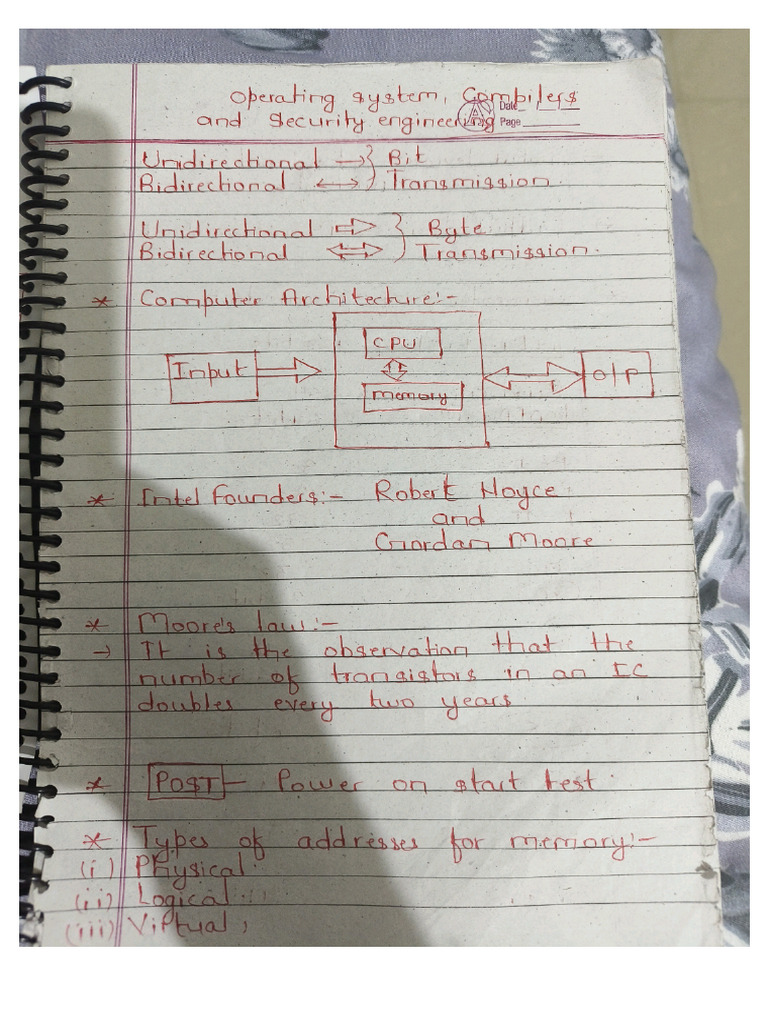OS Notes UNIT 1 | PDF