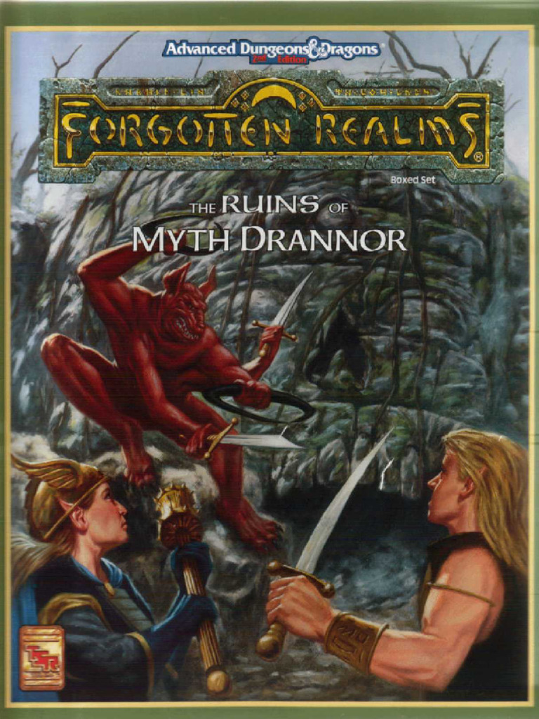 Ruins Of Myth Drannor - Forgotten Realms - AD&D 2e édition - TSR 1993 (boîte)
