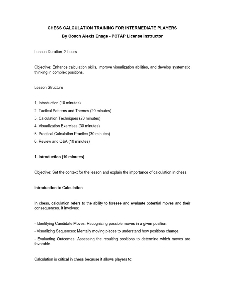 Chess Board Calculation