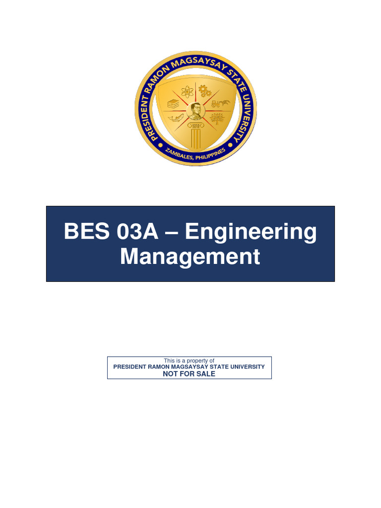 Engineering Management Course Overview | PDF | Leadership | Power ...