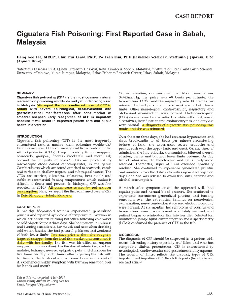 Lim PT, Leaw CP - Medical Journal of Msia, 74 (6) 333-334 | PDF ...