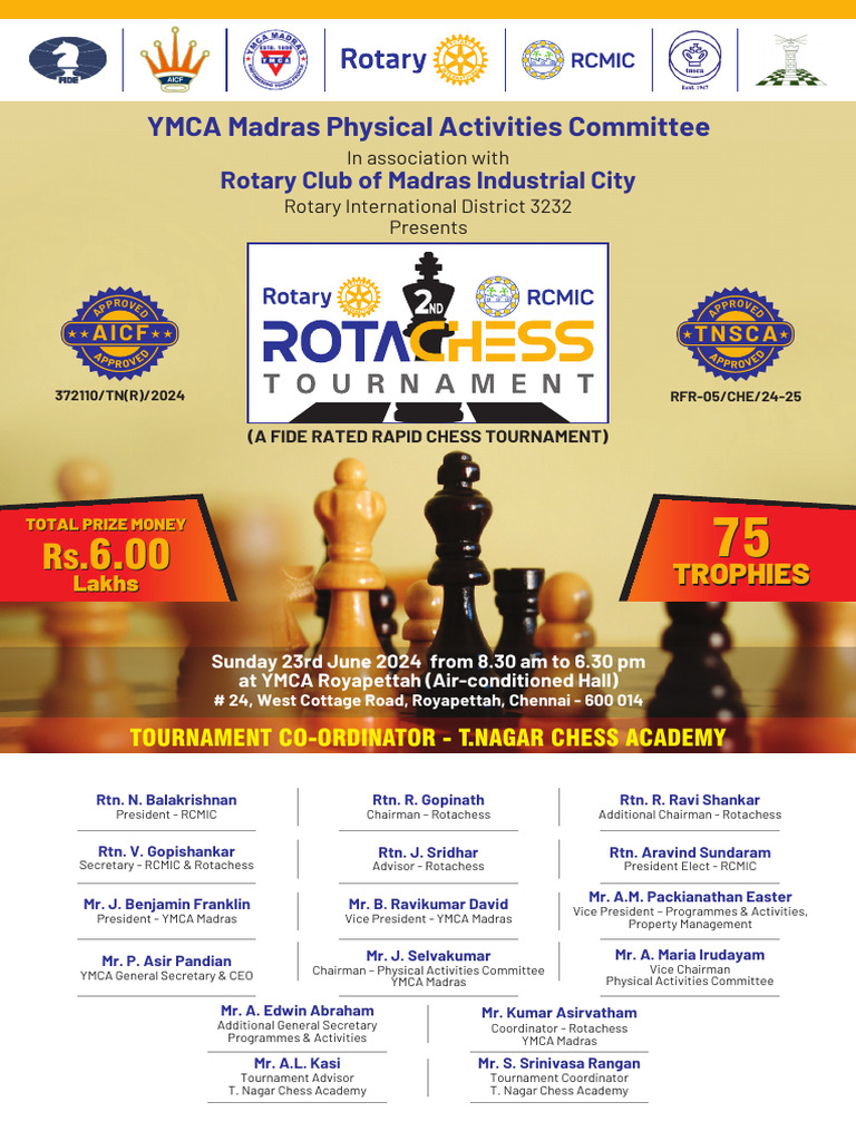 Rotary Chess (15.05.24) Proof-3 | PDF | Chess | Traditional Board Games