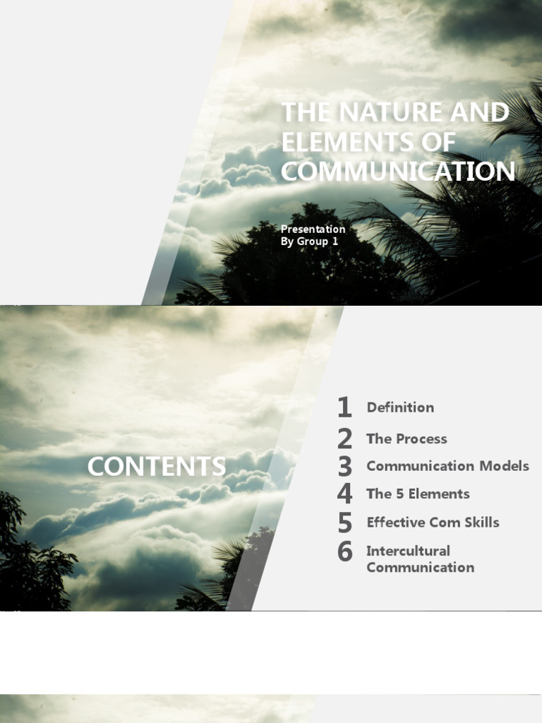 Elements of Effective Communication | PDF | Communication | Nonverbal ...