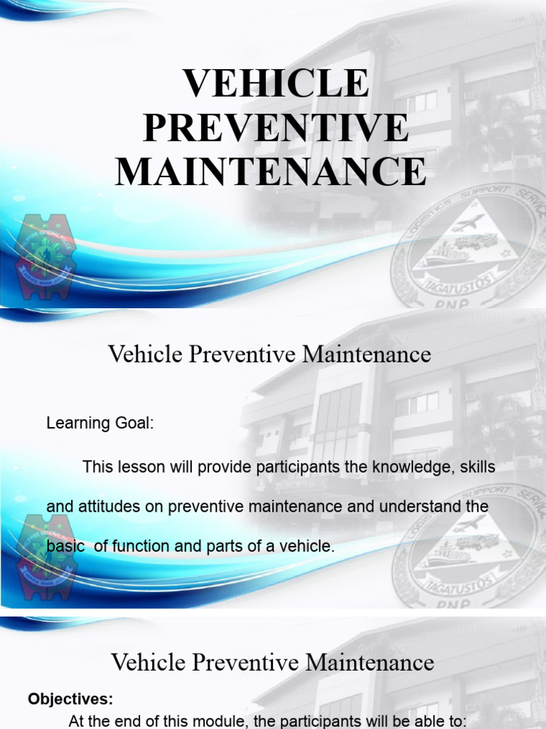 Vehicle Preventive Maintenance Guide | PDF | Brake | Gear