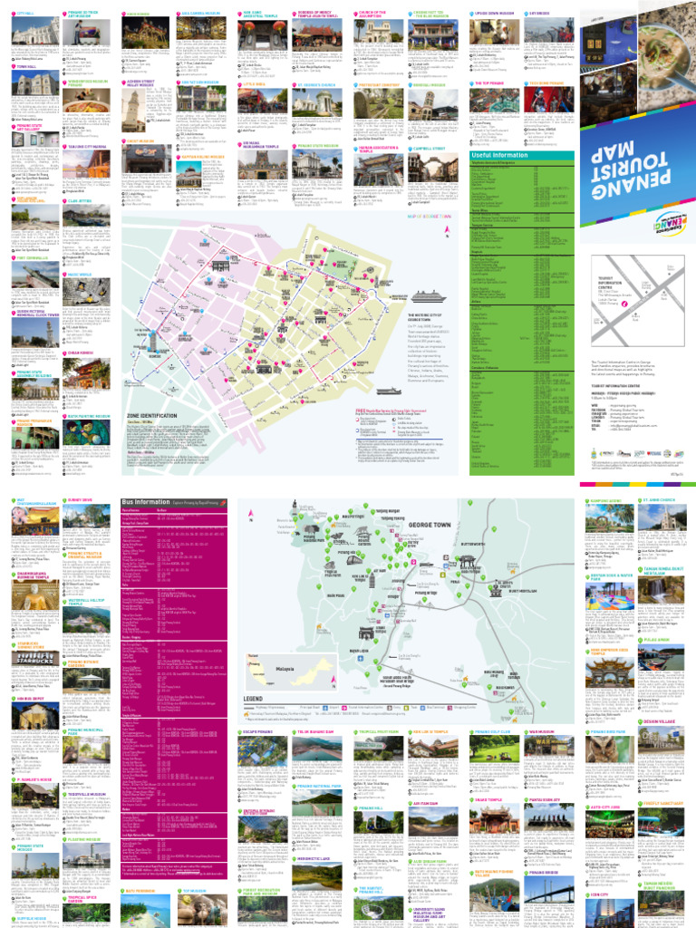 Penang Tourist Map - Eng | PDF