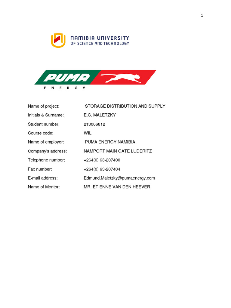 Internship Report: Transport Management Skills | PDF | Logistics ...