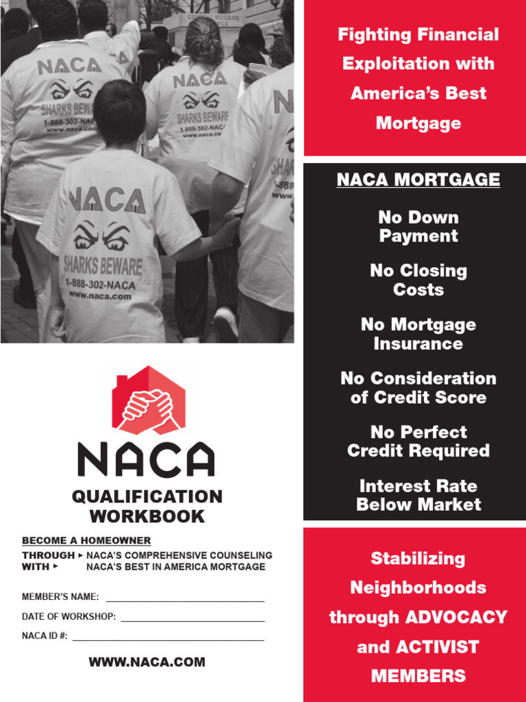 NACA Homeownership Qualification Guide | PDF | Loans | Mortgages