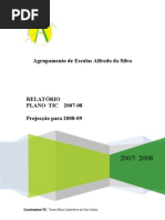 Relatório Final Plano TIC 07-08 e Projecção para 08-09 
