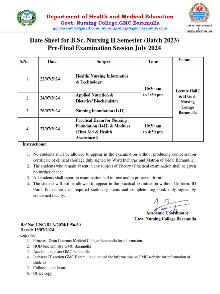 2nd-sem-date-sheet-for-b-2024-pdf-nursing-health-sciences