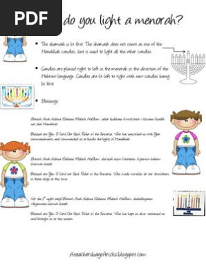 How Do You Light a Menorah