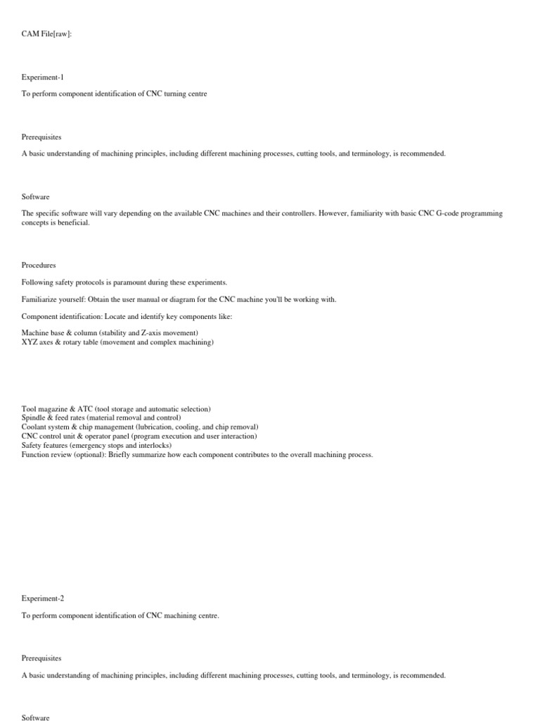 Cam file raw 1 pdf numerical control machining