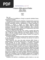 PRIGIONIERI Cronaca Della Guerra d Italia Del 1859 1861 1862