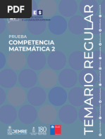 Temario PAES Matemáticas M1 2026 | PDF | Ecuaciones | Matemáticas