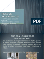 RIESGOS ERGONÓMICOS