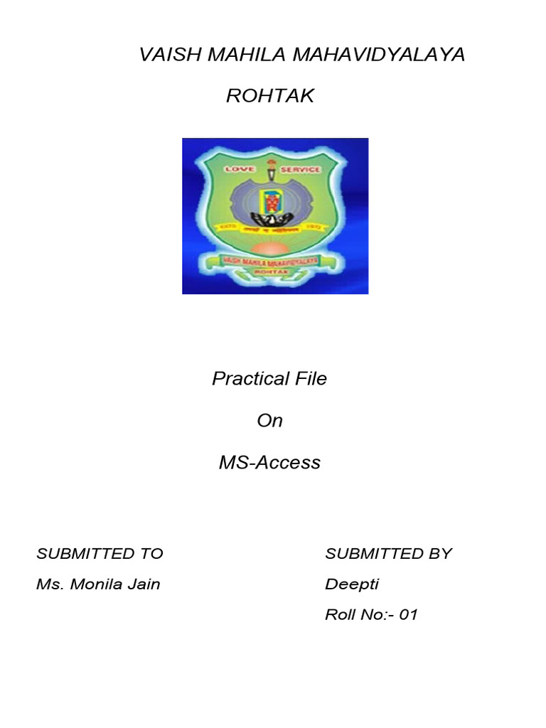 Meri file pdf microsoft access databases