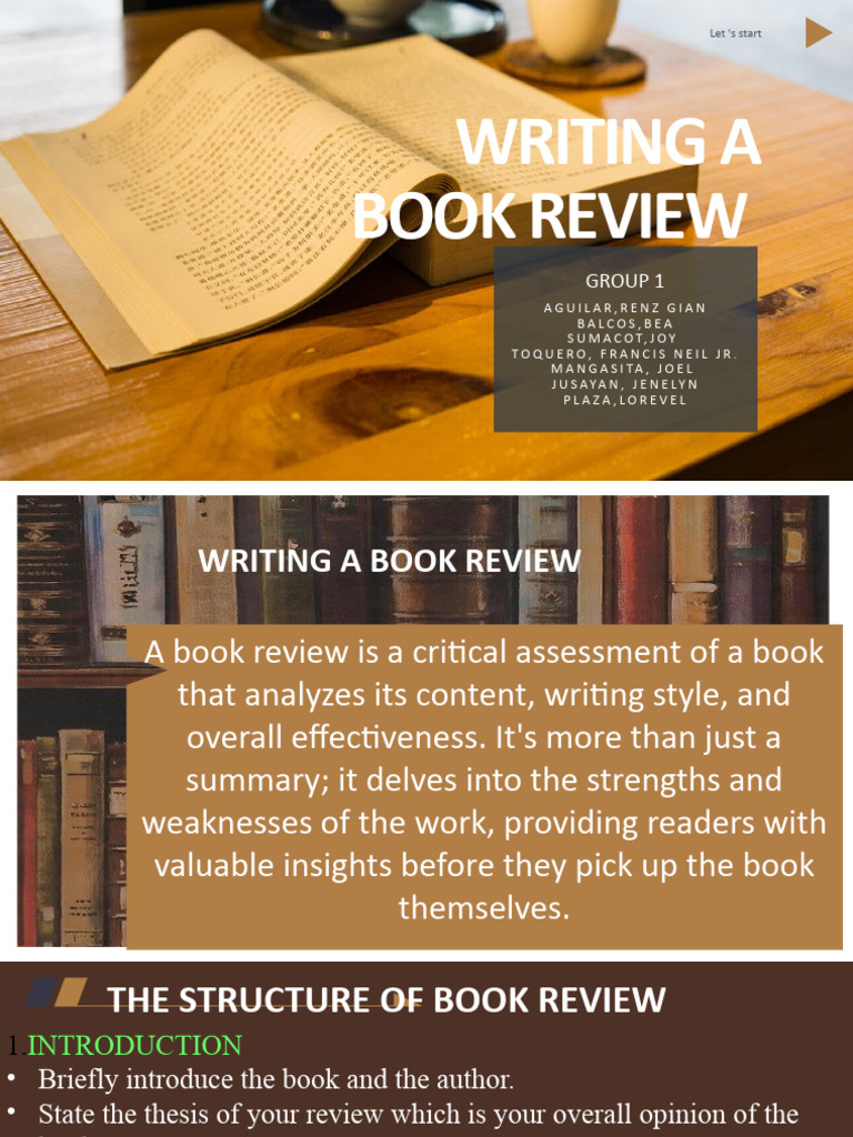 How to Write a Book Review Guide | PDF | To Kill A Mockingbird