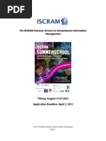 Download ISCRAM Summer School 2012 CFP  by Veerle Van Der Sluys SN75494834 doc pdf