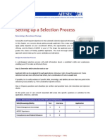 Setting Up a Selection Process