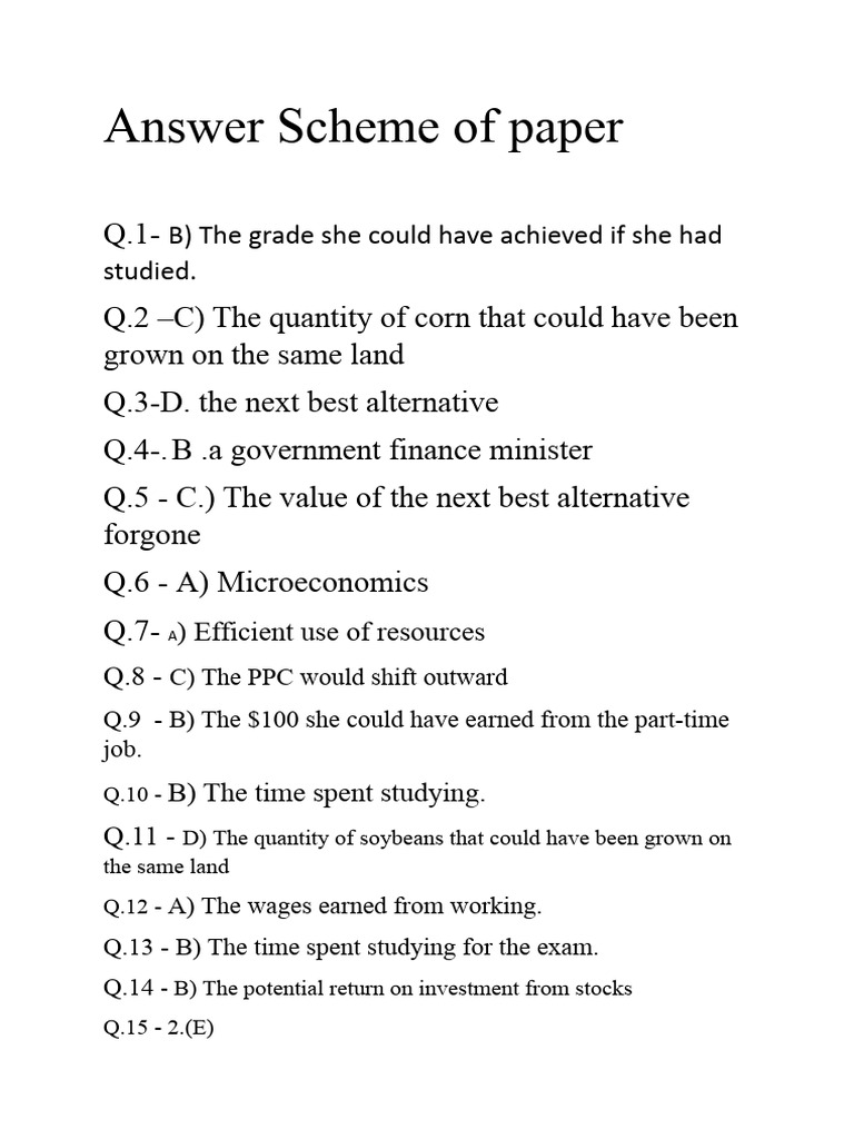 Opportunity Cost and Economic Growth Insights | PDF | Science & Mathematics