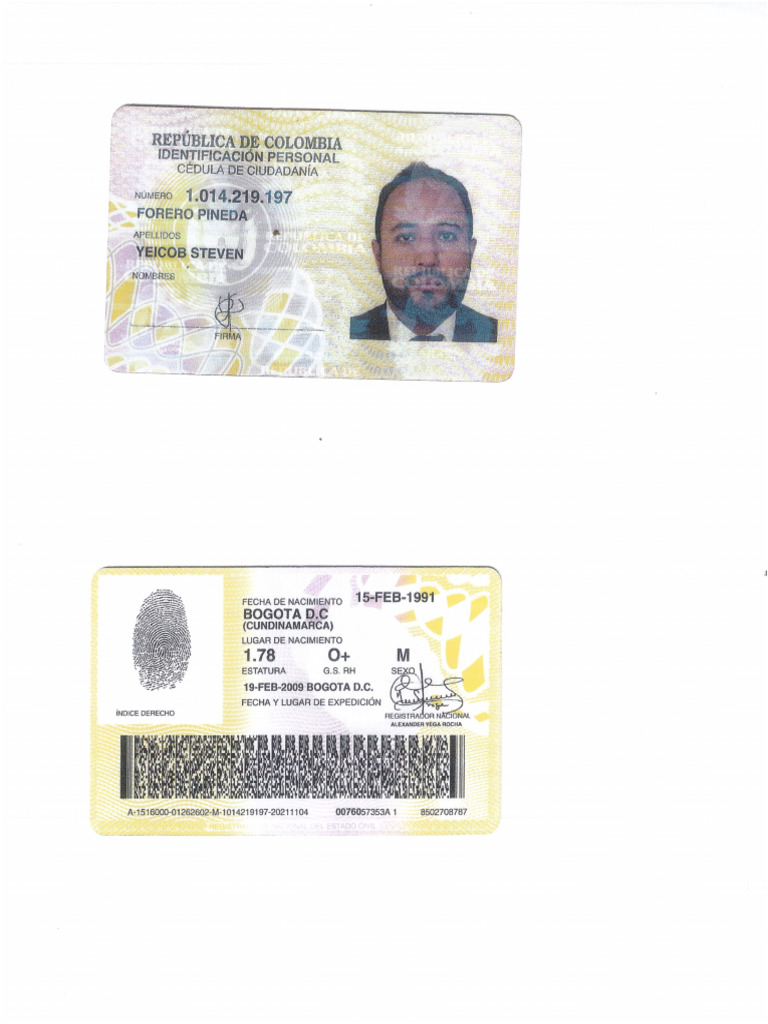 Copia Cedula de Ciudadania | PDF