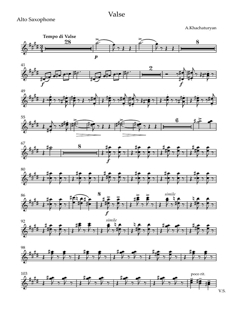 Untitled Alto Saxophone | PDF