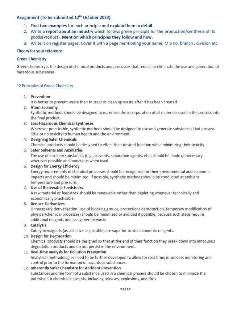 PRINCIPLES OF GREEN CHEMISTRY PDF visual data 7