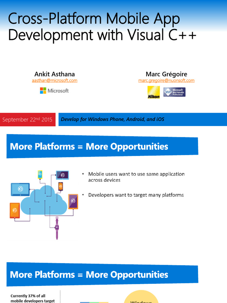 Cross-Platform Mobile App Development | PDF | Xcode | Software