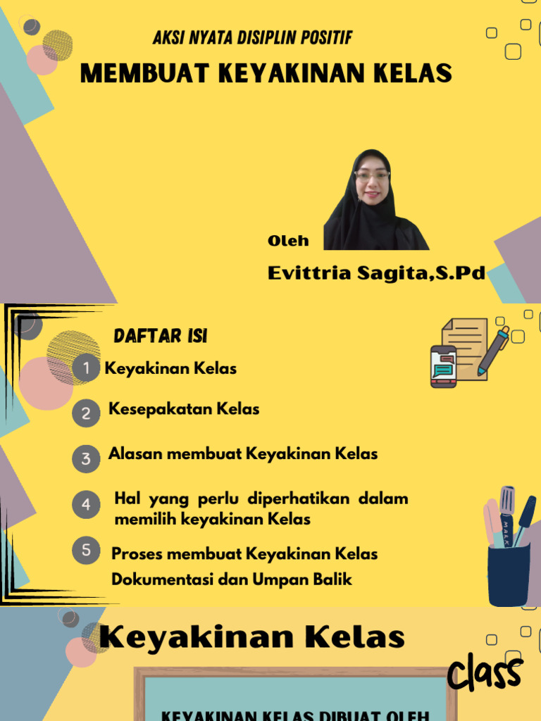 Membangun Keyakinan Kelas Positif | PDF