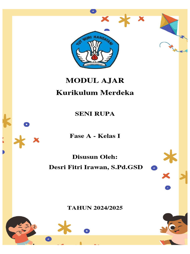 Modul Ajar Seni Rupa Kelas 1 SD | PDF | Karier & Perkembangan | Seni