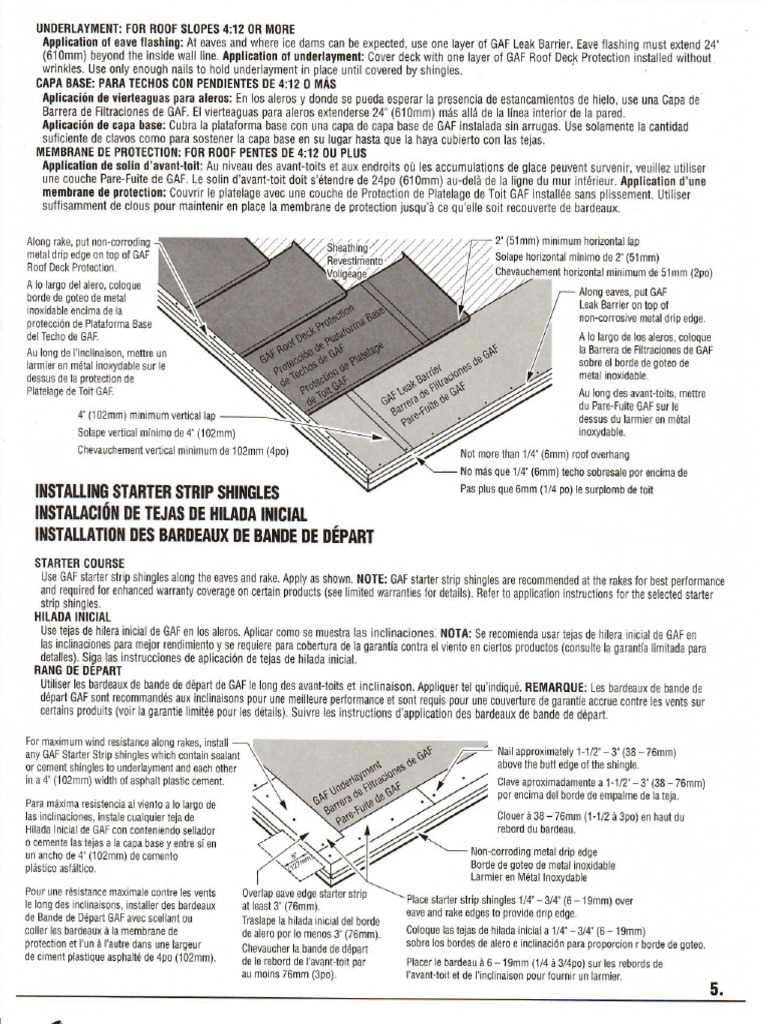 GAF Application Instructions (Requirements) | PDF