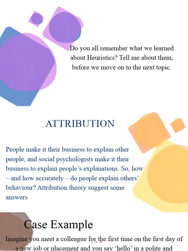 Understanding Attribution Theory Basics | PDF | Mental Processes ...