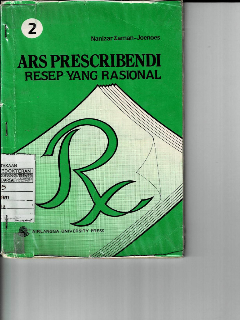 Ars Prescribendi Resep Yang Rasional Jilid 2 by Nanizar Zaman-Joenoes ...