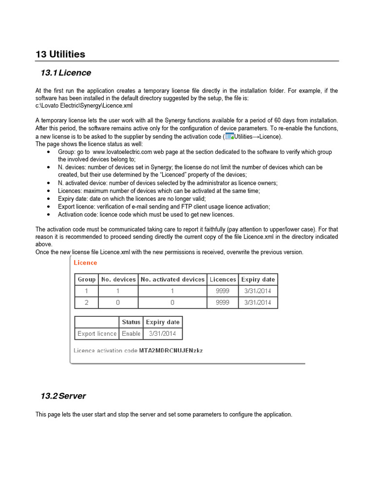 Synergy License and Server Configuration Guide | PDF | World Wide Web ...