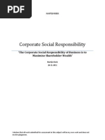 Corporate Social Responsibility