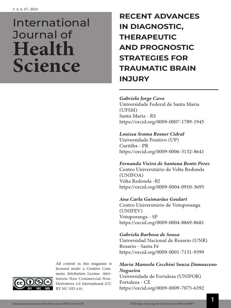 Advances in Traumatic Brain Injury Care | PDF | Traumatic Brain Injury ...