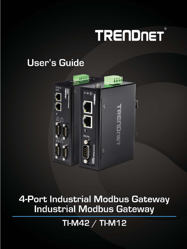 Modbus Gateway Configuration Guide | PDF | Ip Address | Port (Computer ...
